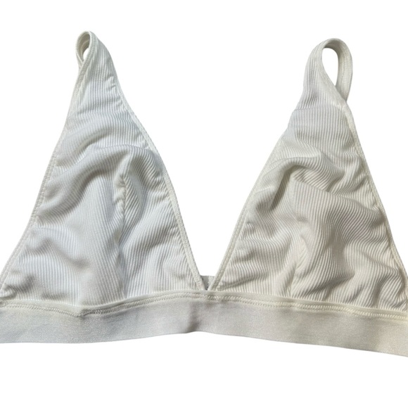 Cider Other - Cider Women’s Triangle Bralette White Size LargeWhite Excellent Condition!
